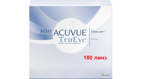 Acuvue 1 Day Tru Eye 180 pk