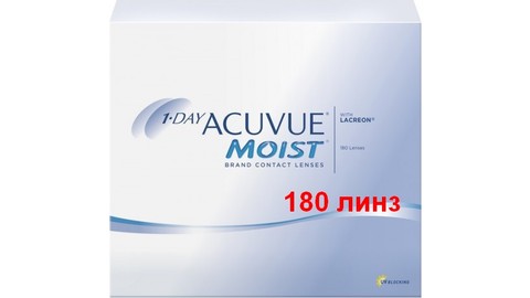 Acuvue  One Day Moist 180 pk